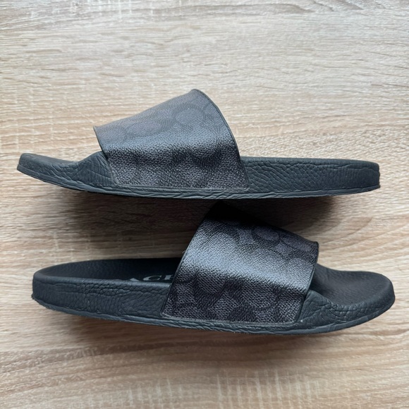 Women’s Coach Udele Sport Slide in Charcoal Black - Size 8 - Picture 6 of 8
